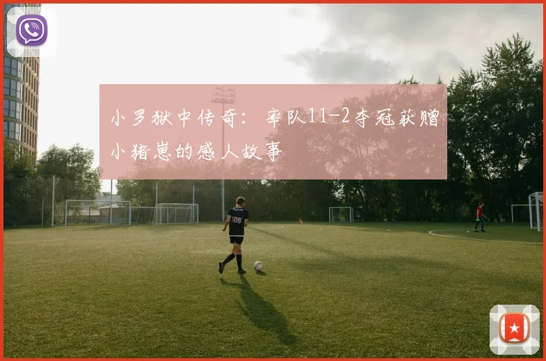 小罗狱中传奇:率队11-2夺冠获赠小猪崽的感人故事
